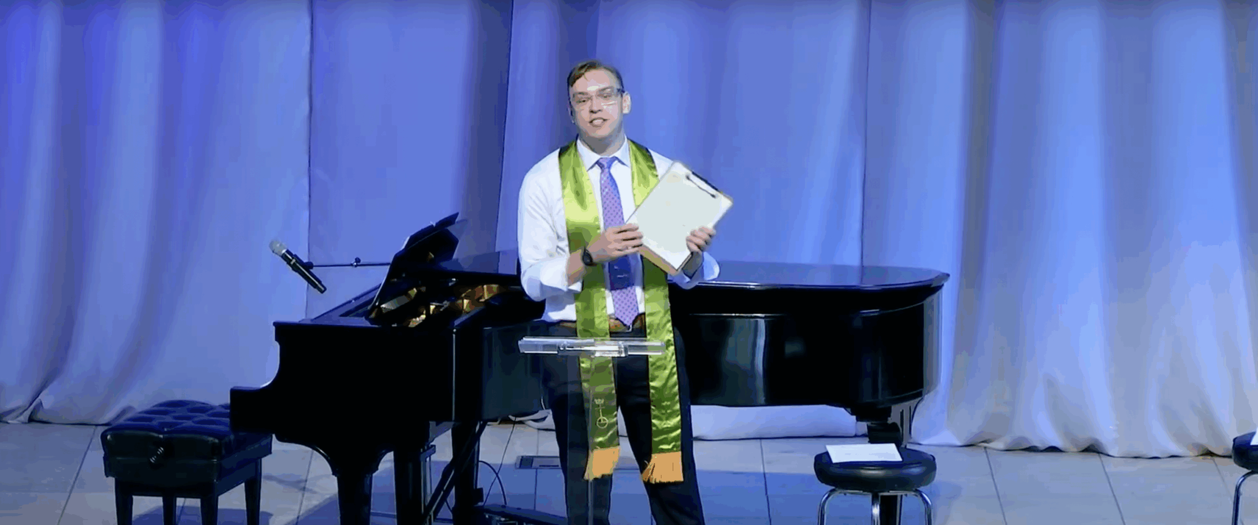 JRL Fellow Jacob Mason’s First Sermon